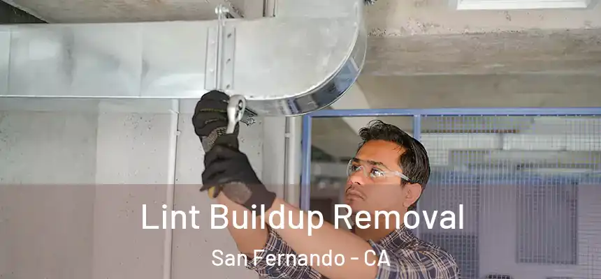 Lint Buildup Removal San Fernando - CA